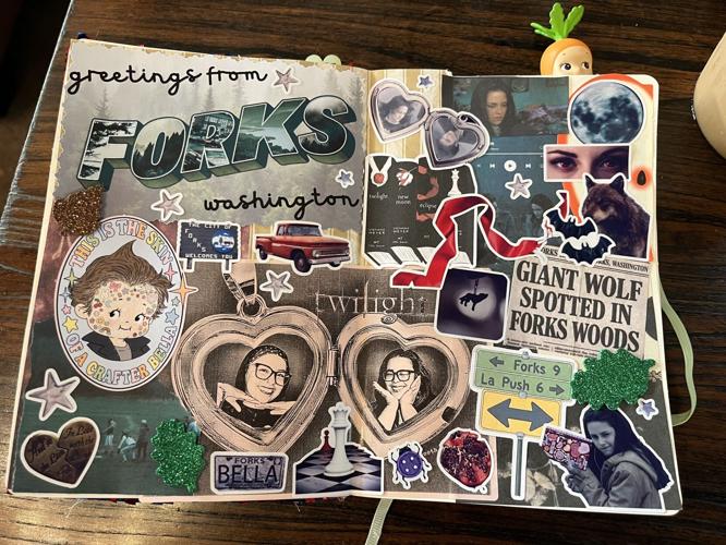 Twilight Junk Journal spread