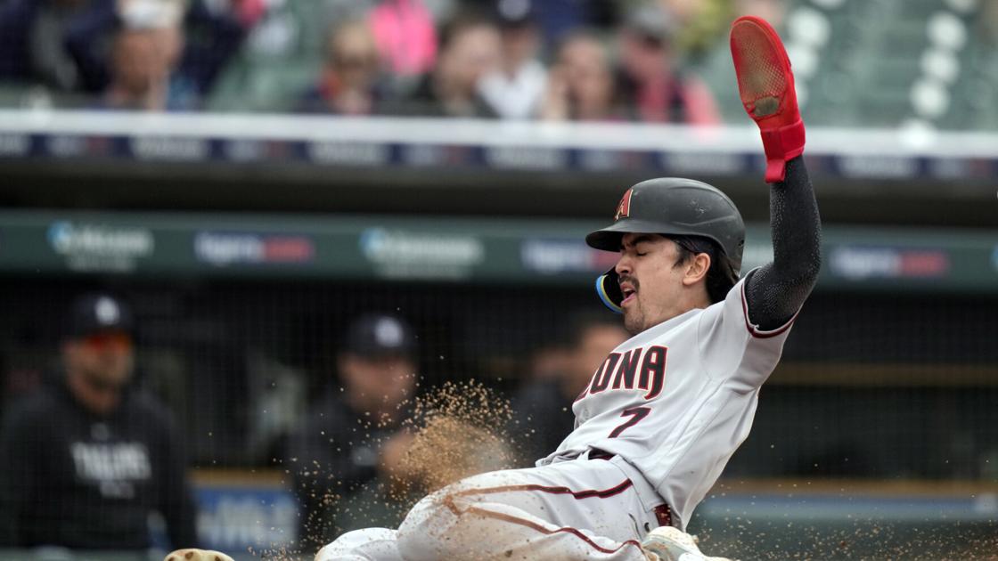 First-place D-backs rally in ninth to finish off sweep of Tigers in Detroit