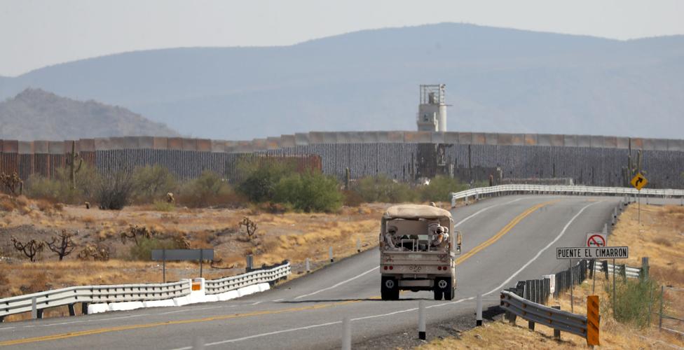 Border Wall, Arizona-Mexico border