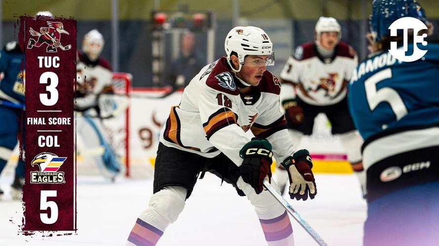 Roadrunners Comeback Falls Short in 5-3 Loss to Eagles