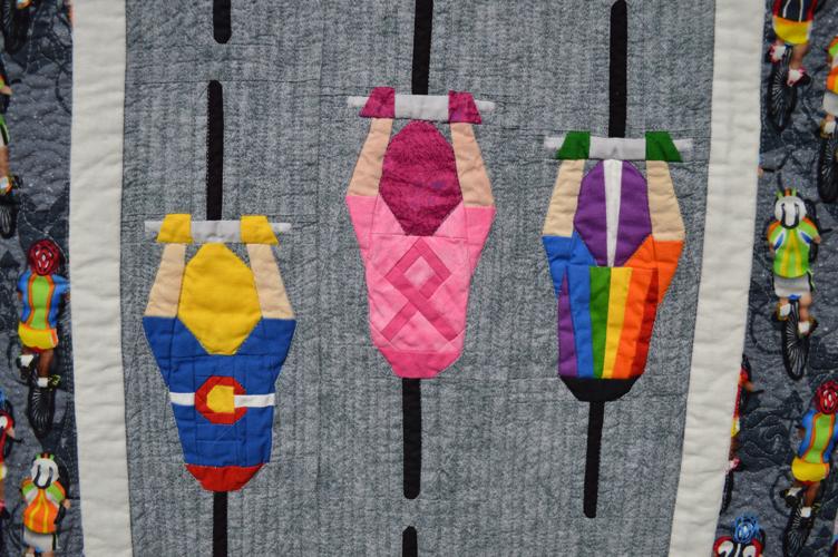 Lisa Fryxell's paper-pieced quilts