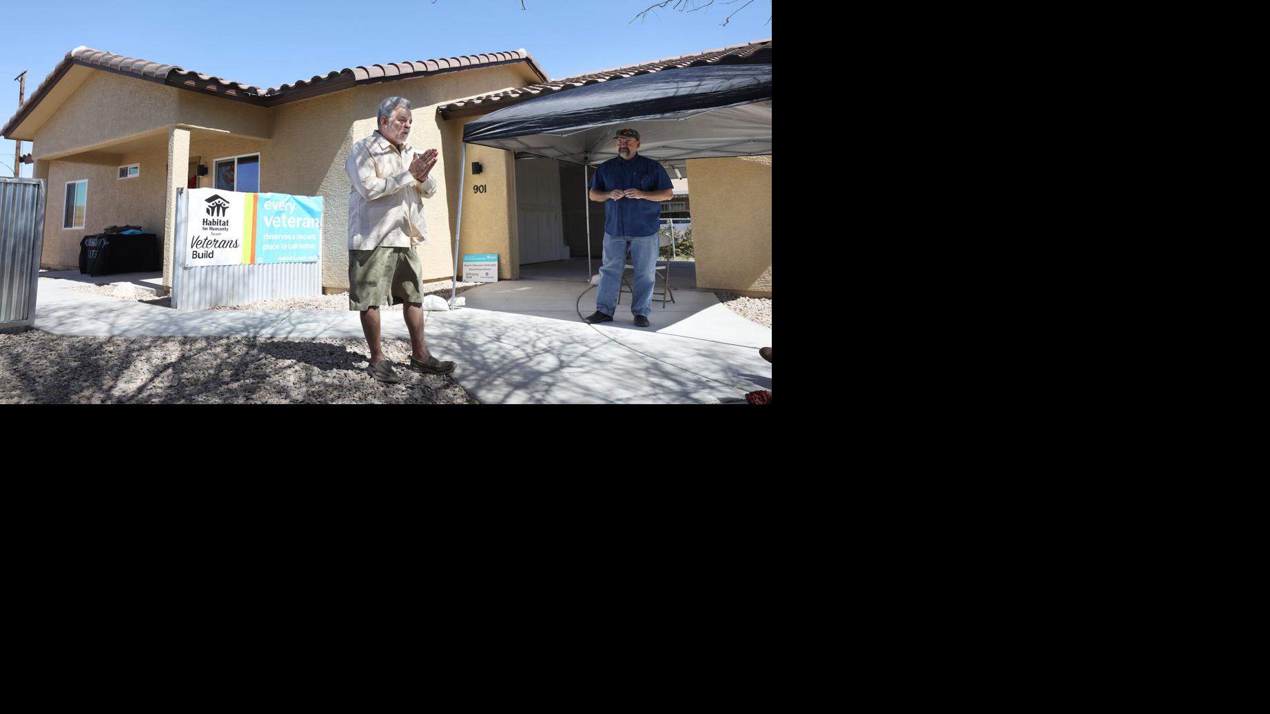 Tucson veteran receives new Habitat for Humanity home