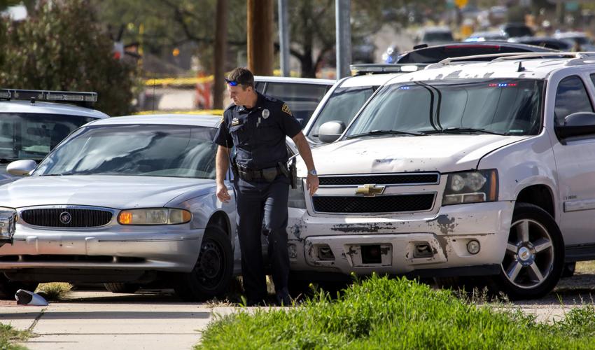 Tucson Police Department pursuit and collision