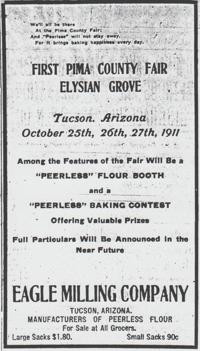 1911, Pima County's 1st fair: Tucson trounced Phoenix in football