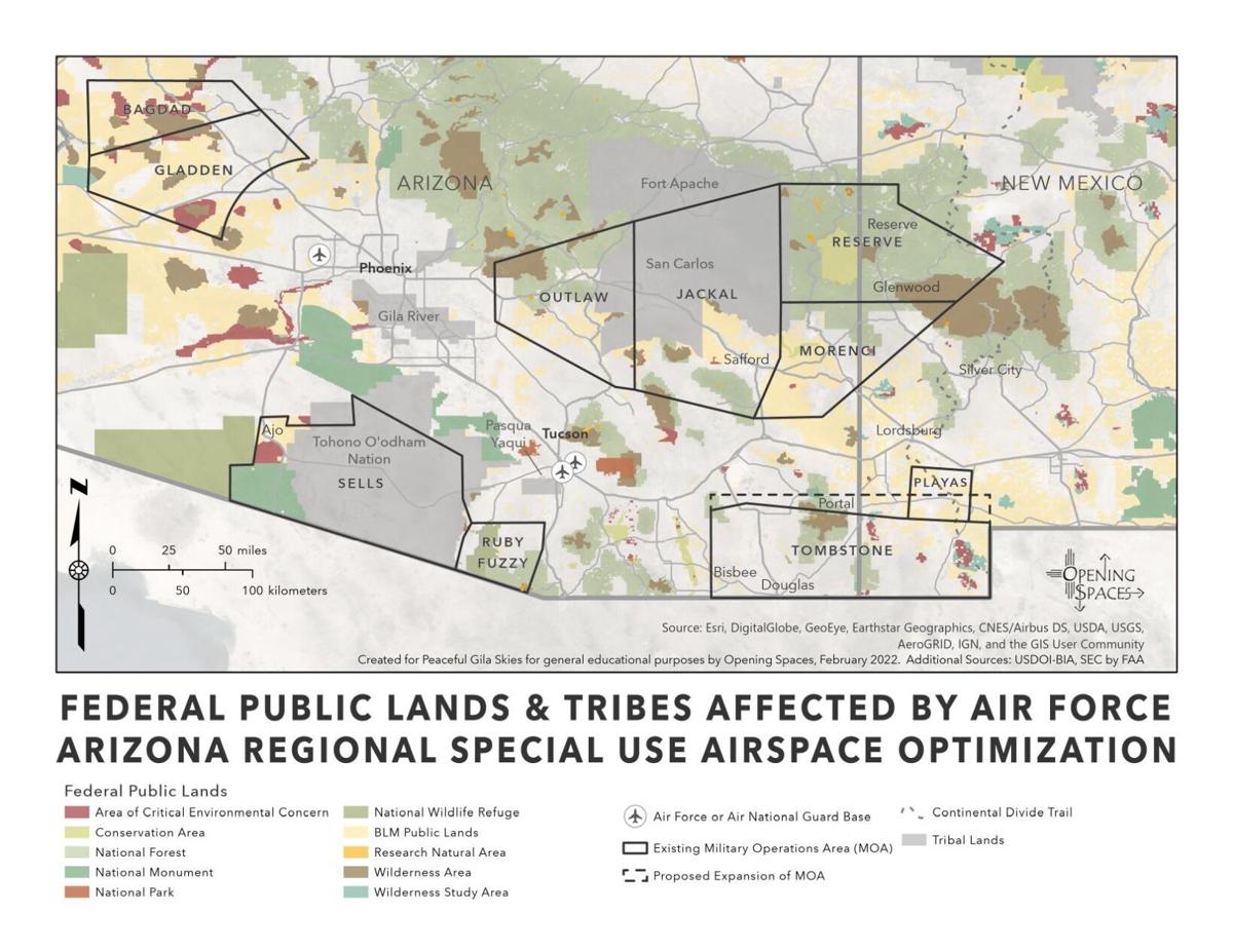 Military operating areas