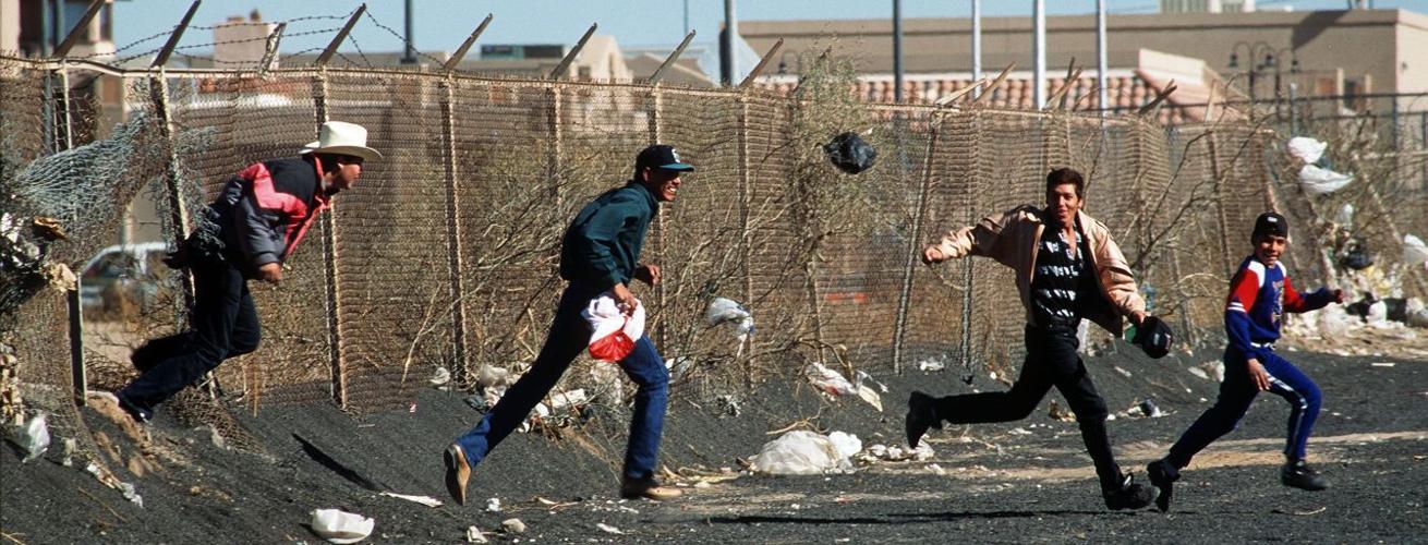 Border in Douglas in 1990s