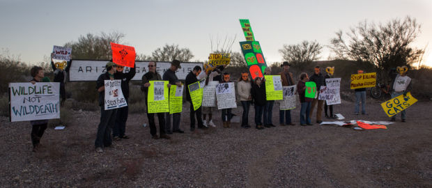 Friends of Wild Animals protest