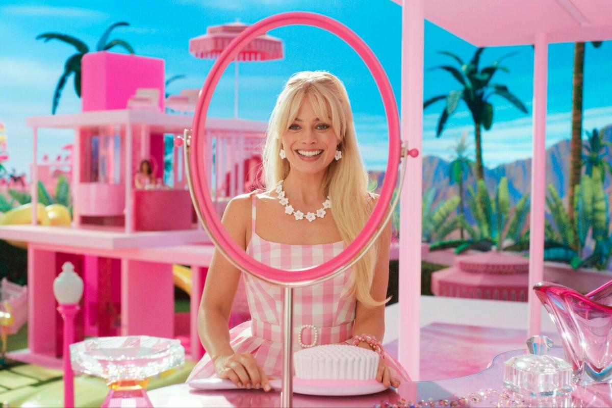 Barbie Square Necklace Pink Background – Chef Gina's® Mini Food