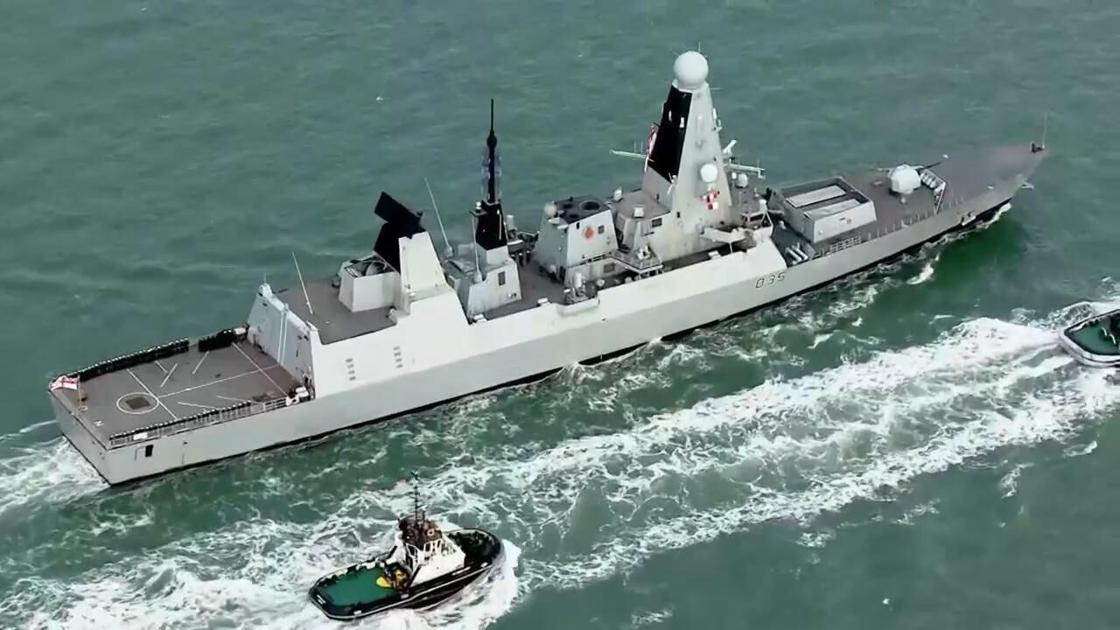 UK warship departs for Cyprus amid Iran war