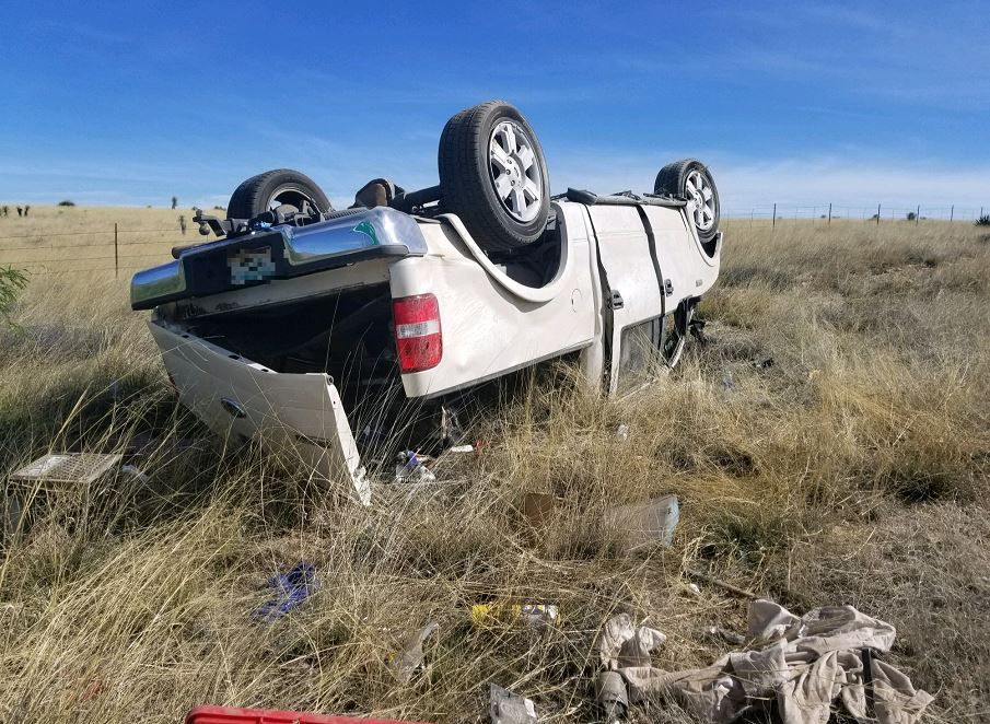 Rollover crash smuggling attempt