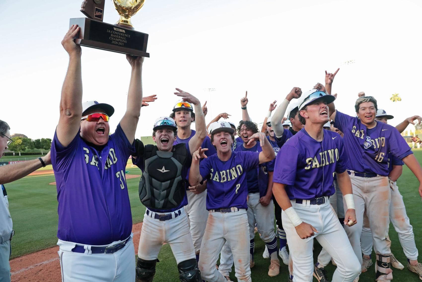 Sabino baseball team holds off rally to win second straight state title