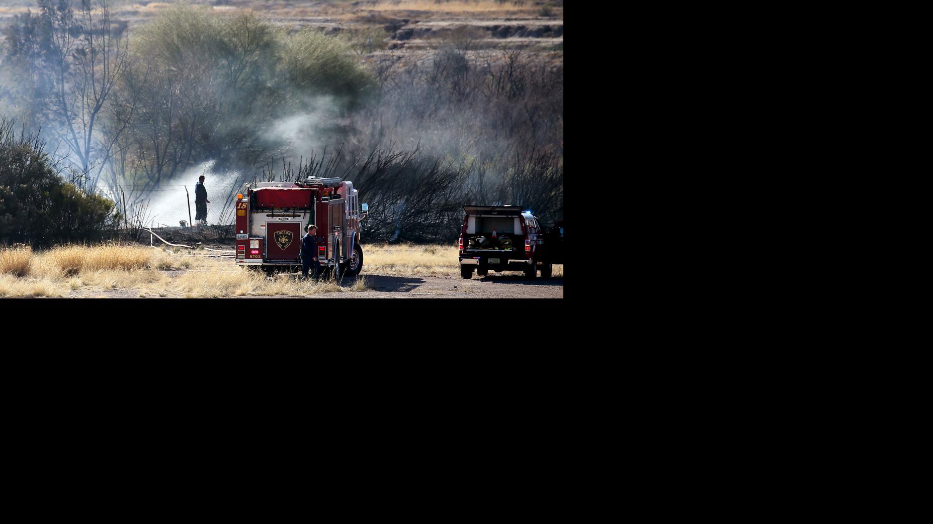 Brush fire burning near I-19 on Tucson's south side | Crime | tucson.com