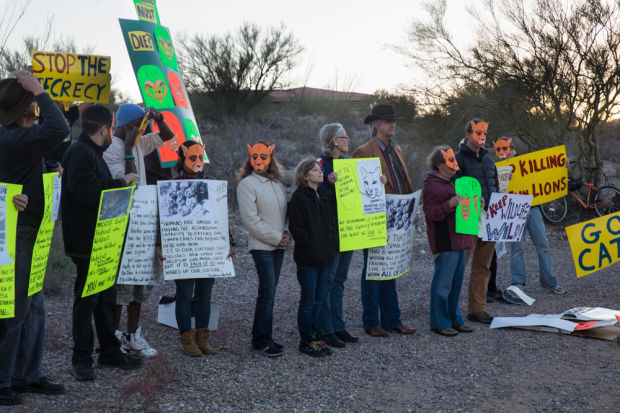 Friends of Wild Animals protest