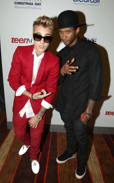 Justin Bieber, Usher Raymond