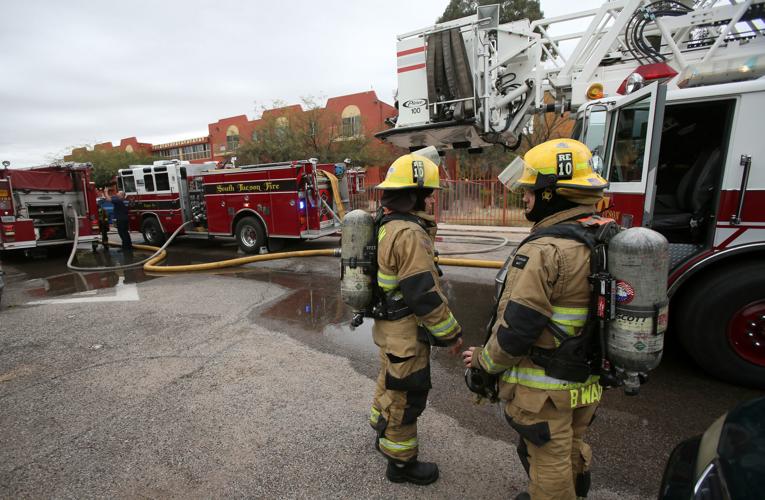 Fire in South Tucson