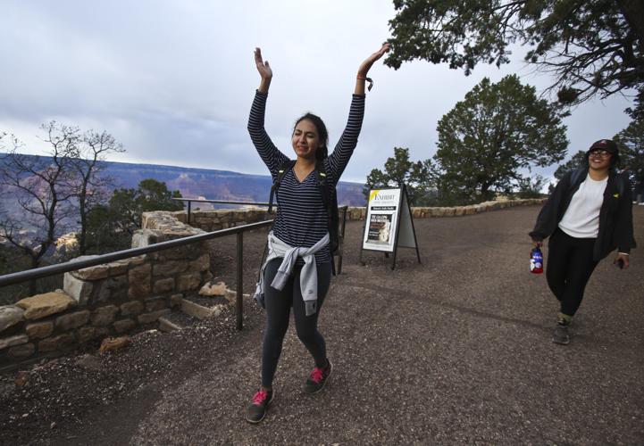 Teen summit Grand Canyon hike