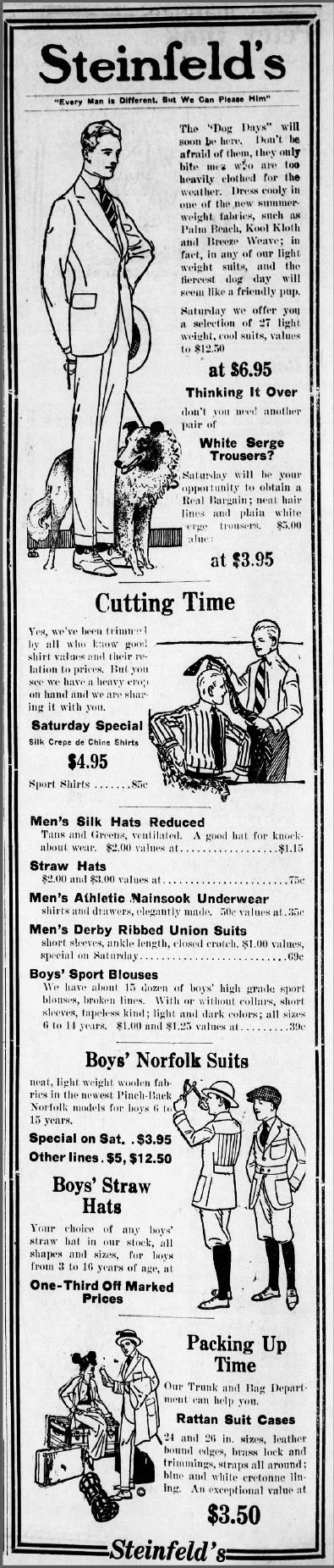 Advertisement July 29, 1916