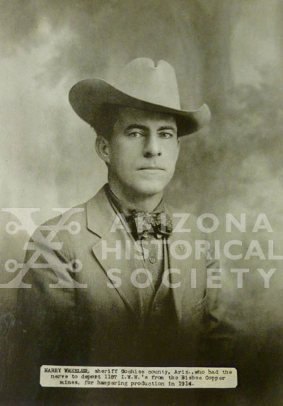 Harry C. Wheeler: Final captain of Arizona Rangers; rejected by U.S. Military Academy because he was too short