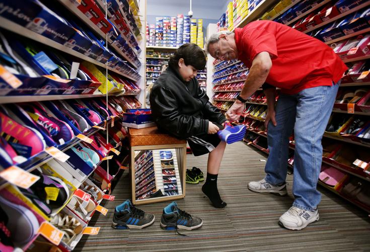 Holiday shoe shopping party