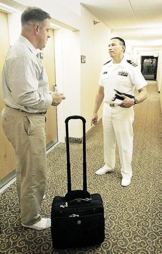 Navy lawyer convicted in leak given prison term  