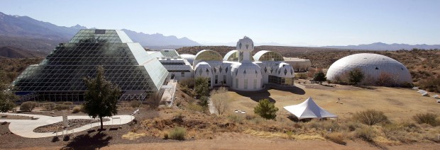 A giant lab under glass   