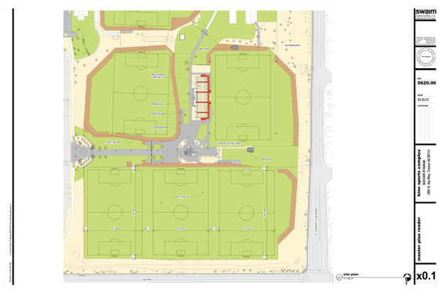 Proposed soccer stadium