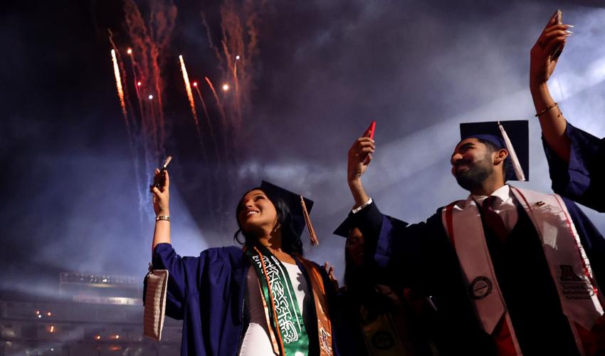 U of A graduation night