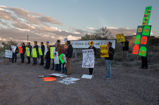 Friends of Wild Animals protest