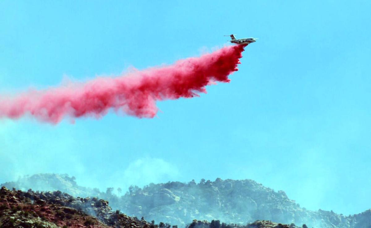 Wildfire burning in Tucson's Ventana Canyon area