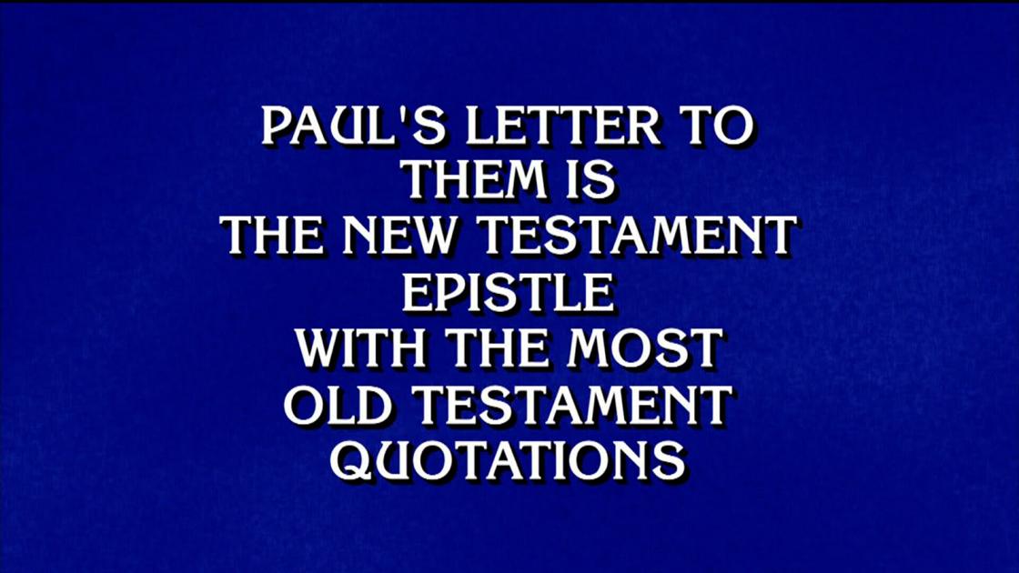 ‘Jeopardy!’ fans are frustrated by this controversial Bible clue
