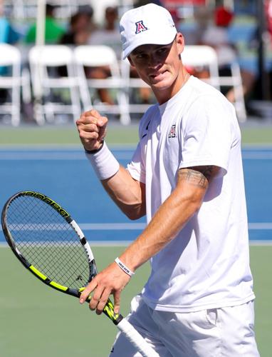Arizona men's tennis wins