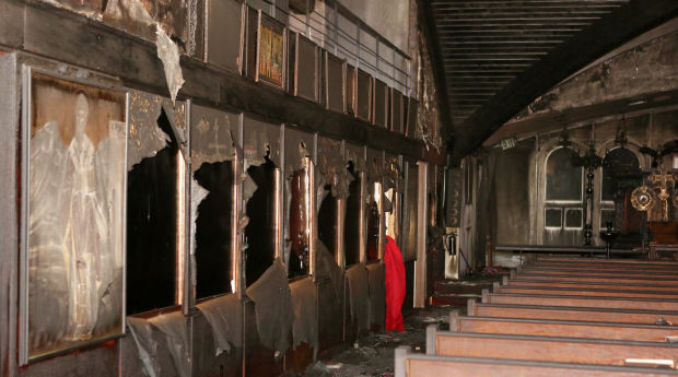 St. Demetrios Greek Orthodox Church fire