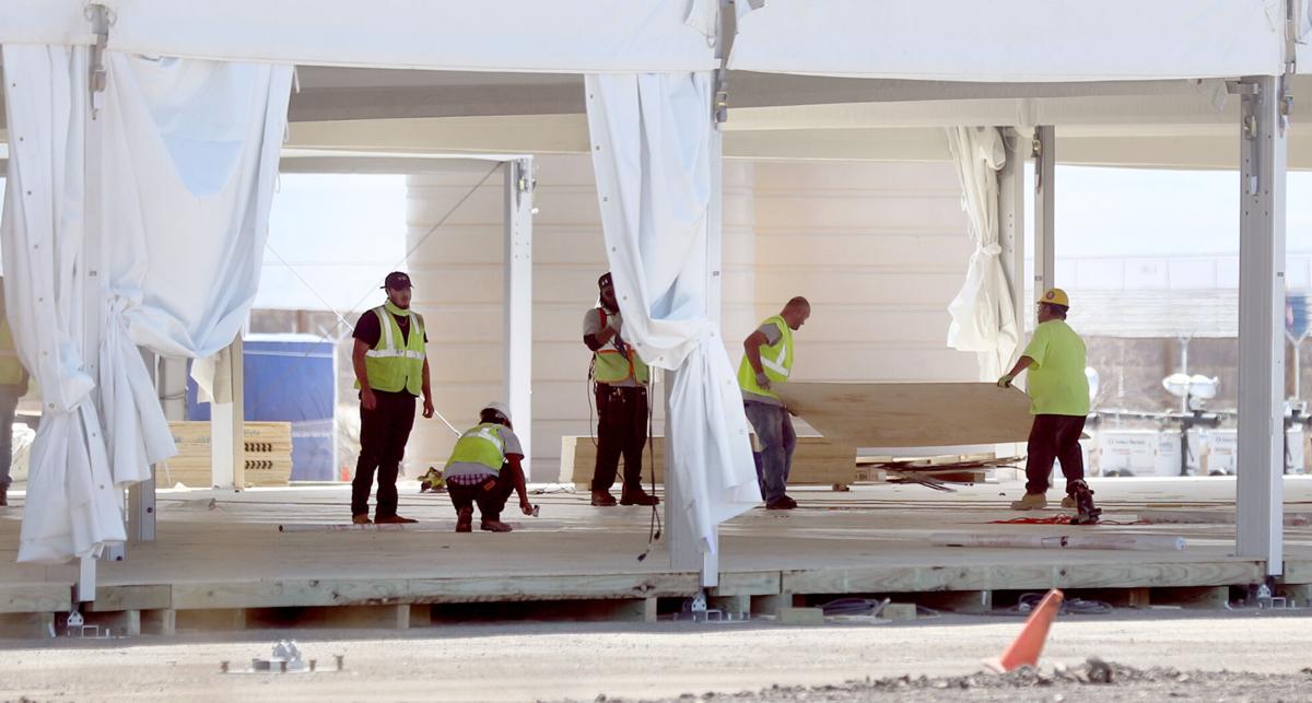 Construction underway at migrant shelter on Tucson's south side