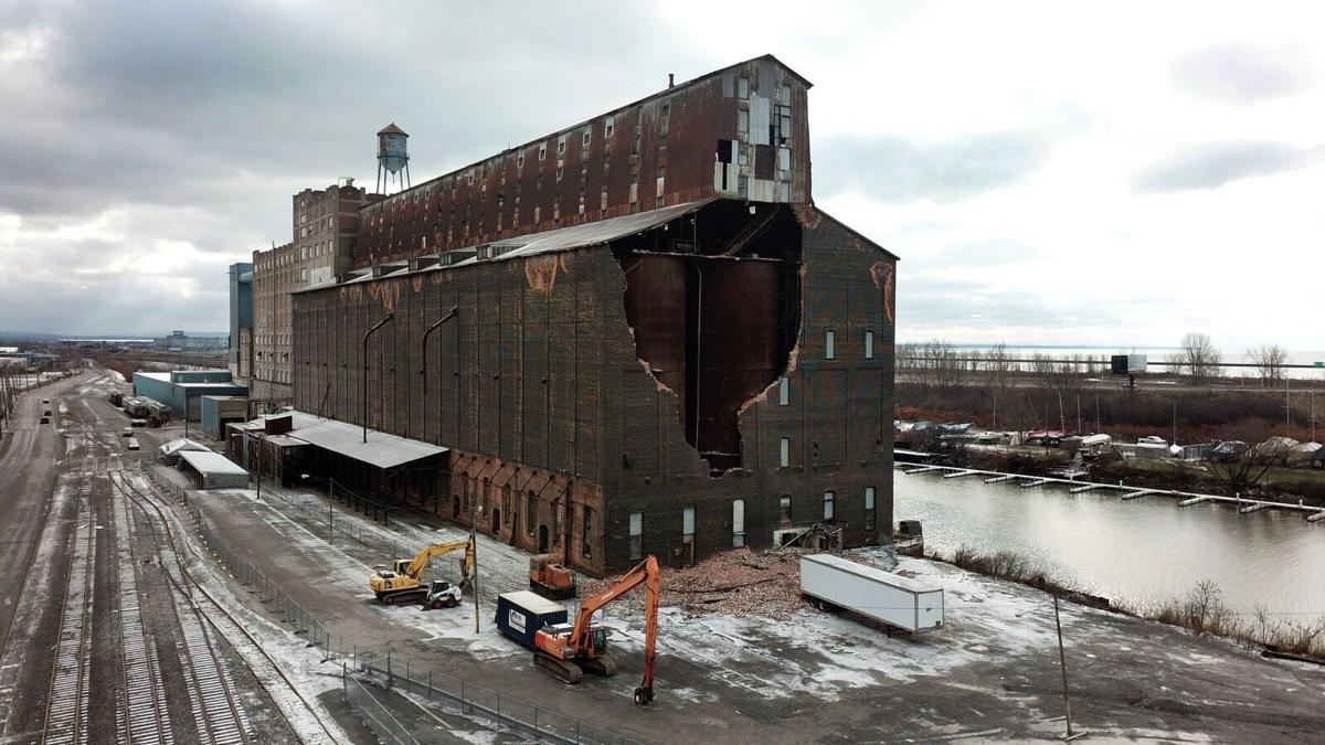 Damaged Great Northern Grain Elevator
