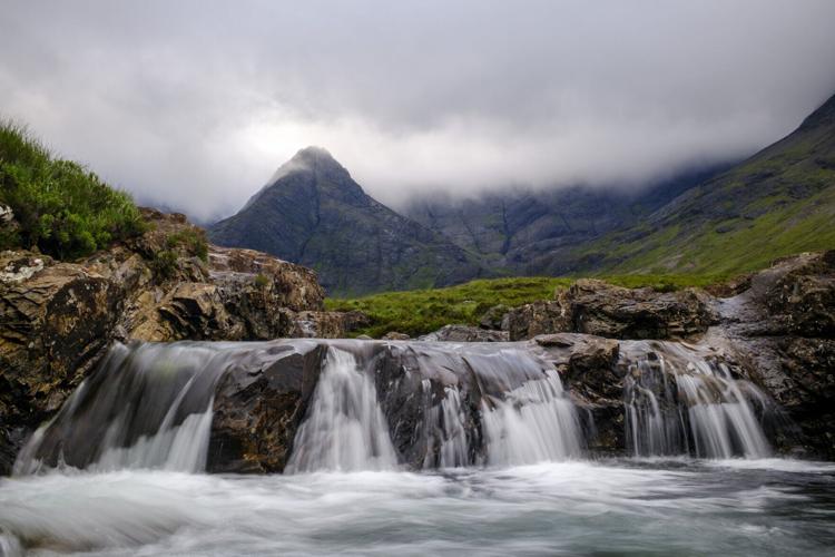 The Fairy Pools present a magical and scenic hike on Scotland’s Isle of Skye on July 5, 2026.