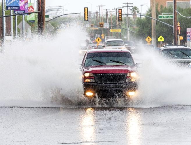 Monsoon storm in Tucson