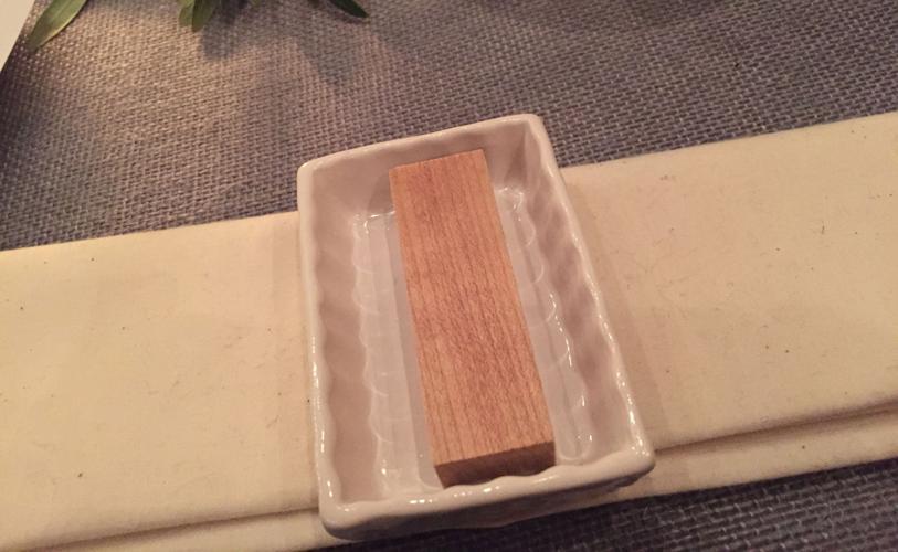 Third course at Four Senses dinner