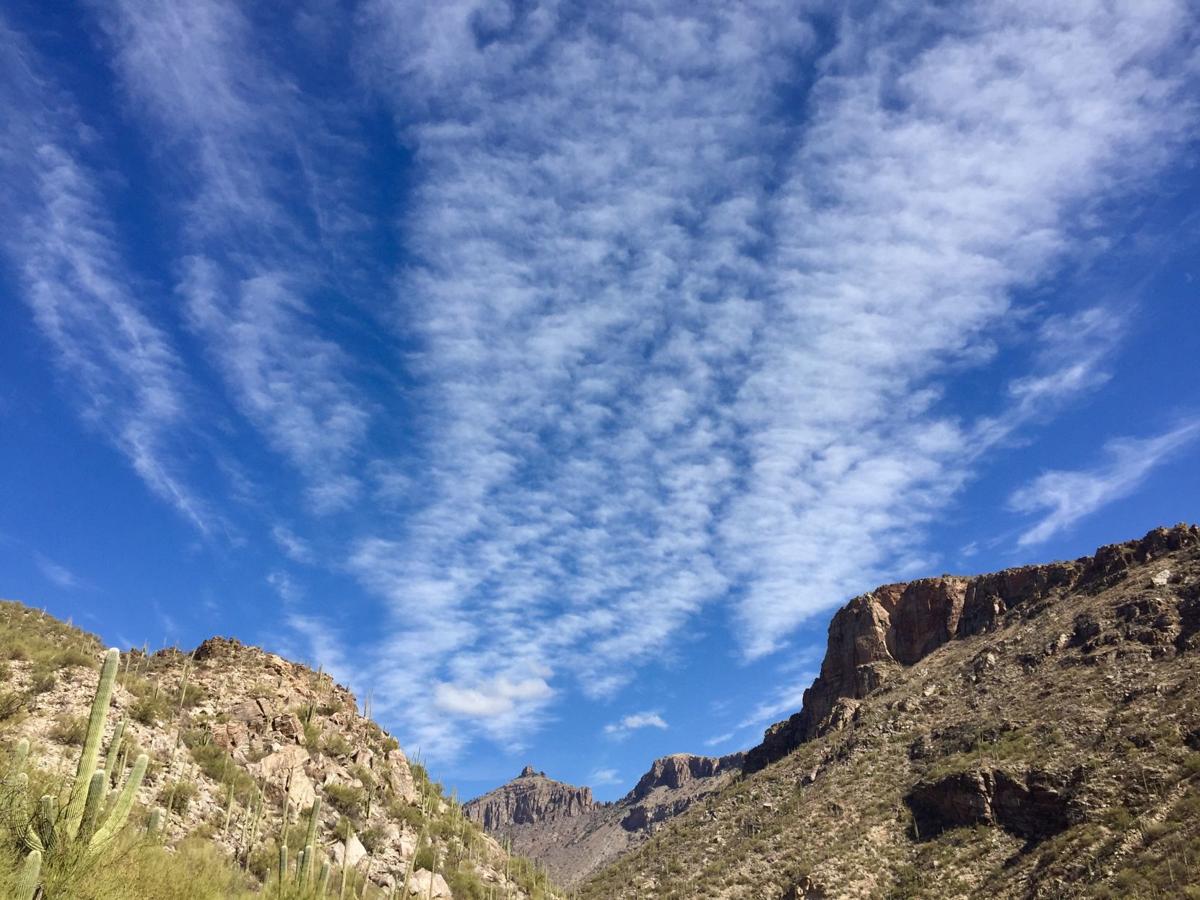 Sabino Canyon clouds