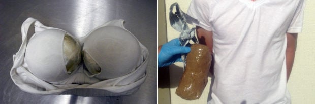 Woman with heroin in bra among pair of border busts