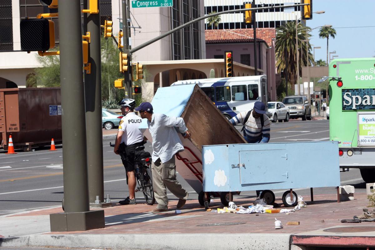 'Dream pods' removed from Tucson homeless camp Local news