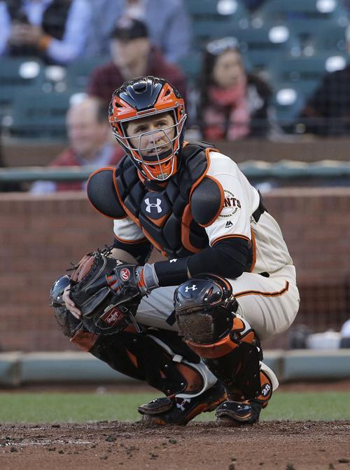 Throwback San Francisco Giants Buster Posey Vintage Baseball 