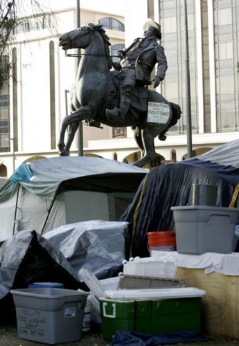 Josh Brodesky: Occupiers here fight to stay on message   