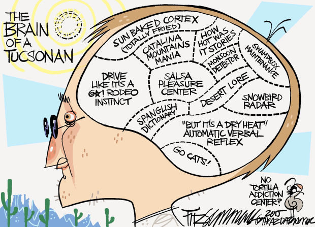 Last laugh: Brain of a Tucsonan