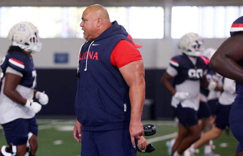 Arizona fall football practice