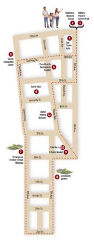 Map: Let's go for a walk in Barrio Viejo