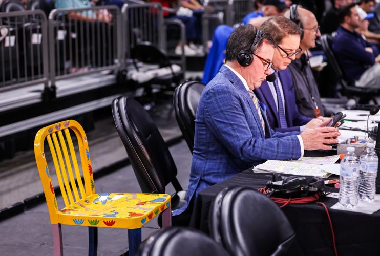 Walton's chair during Arizona-UCLA game