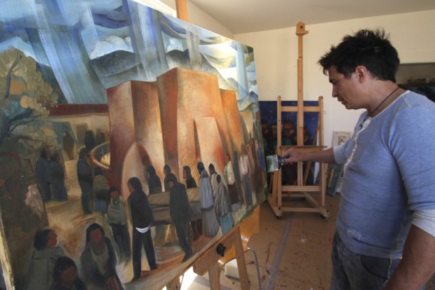 The artist as a 'living treasure'    