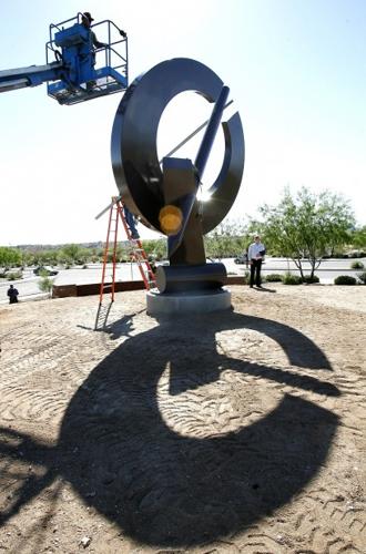 After 3 years, sundial emerges at OV center   