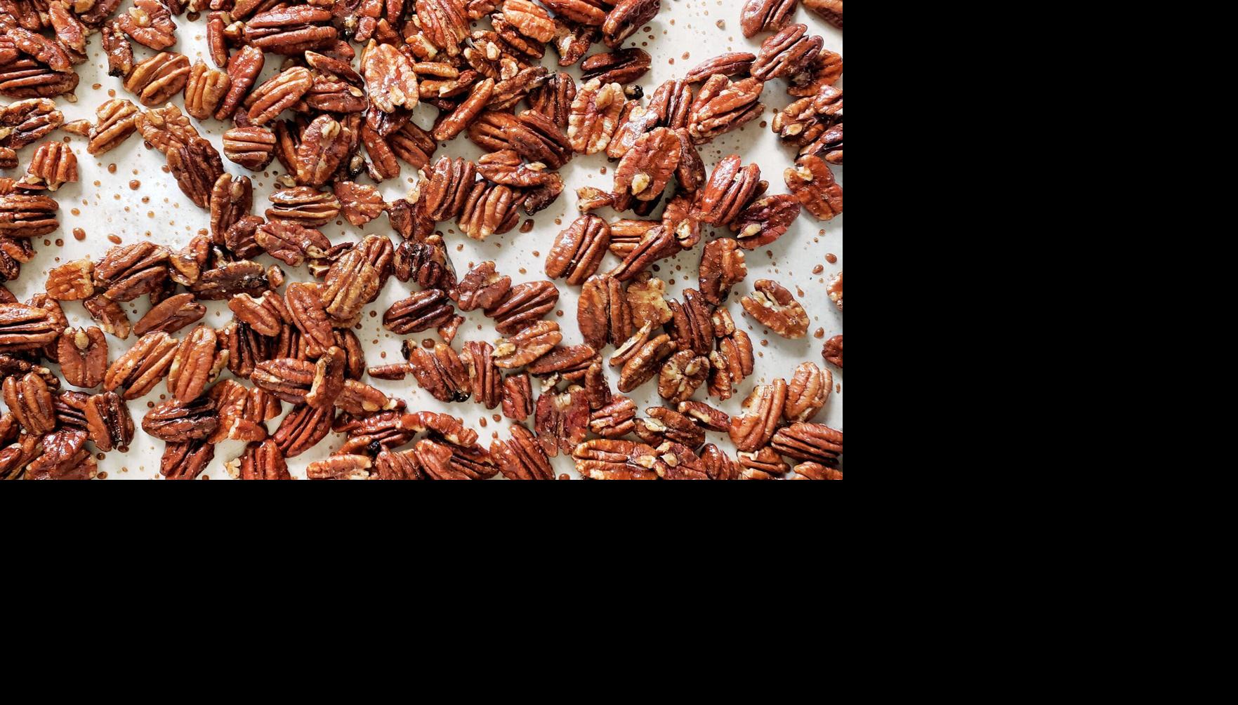 Keep these spiced pecans on hand for easy holiday snacking and serving
