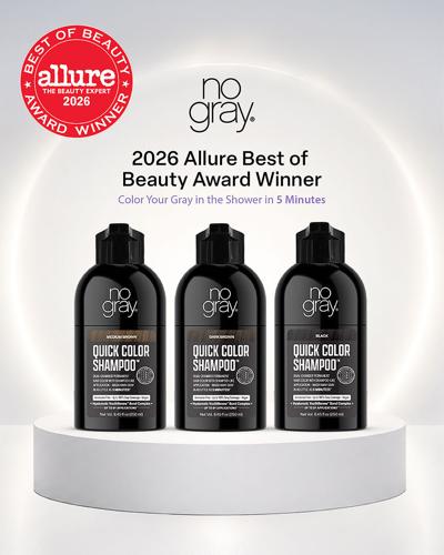 No Gray's Quick Color Shampoo Wins 2026 Allure Best of Beauty Award